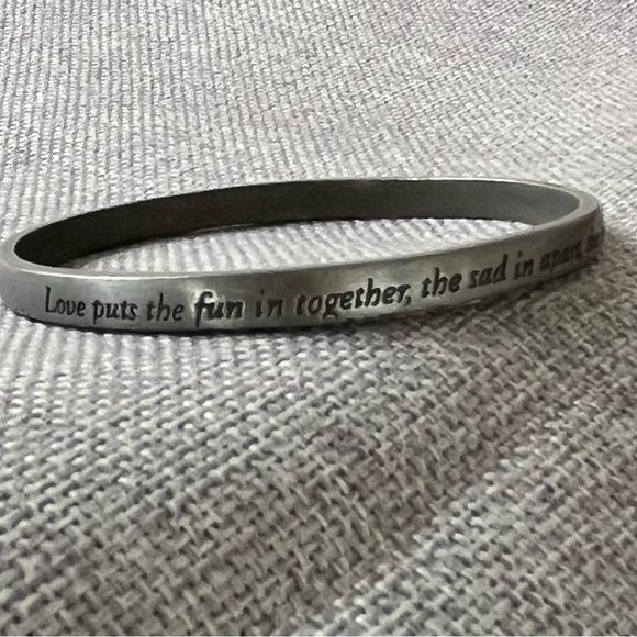 Vintage Pewter “Good Works” Camco Bracelet - Picture 4 of 4